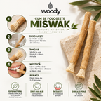 Miswak natural din lemn de Arak Woody – imagine 7